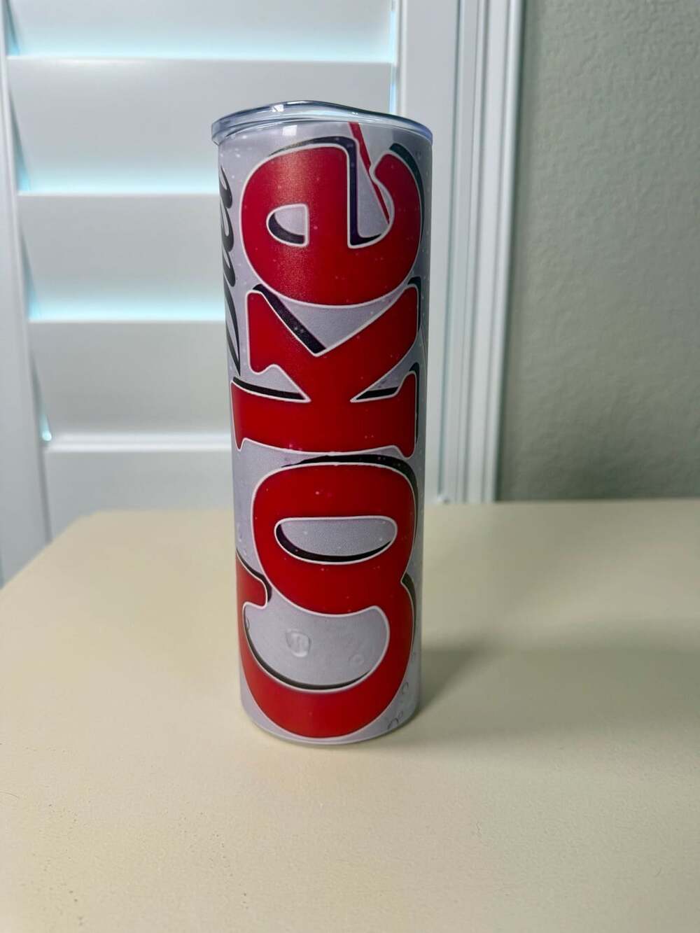 Glitter Soda Pop Tumbler: Custom Design Tumbler - ,